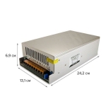 Блок живлення 12В 800Вт 66.7А TR-800 IP20 перфорований 11669